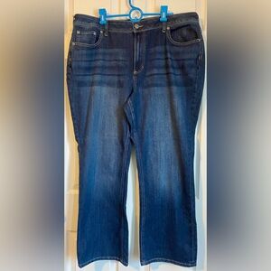 Maurices Dark Blue Bootcut Jeans-Size 20 Short